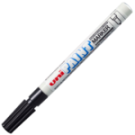Marker cu vopsea UNI PX-21, varf rotund, 0. 8-1. 2mm, negru