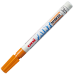 Marker cu vopsea UNI PX-21, varf rotund, 0. 8-1. 2mm, portocaliu