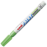 Marker cu vopsea UNI PX-21, varf rotund, 0. 8-1. 2mm, verde deschis