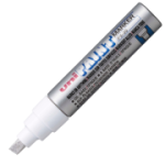 Marker cu vopsea UNI PX-30, varf tesit, 4. 0-8. 5mm, argintiu
