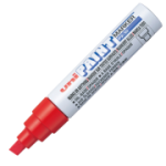 Marker cu vopsea UNI PX-30, varf tesit, 4. 0-8. 5mm, rosu