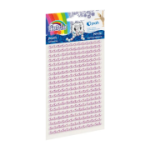 Accesorii creatie - perle plastic, lila, 3mm, set 260 buc, Fiorello, GR-PS162-7 / 170-2578