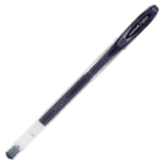 Pix cu gel Uni-ball Signo Pastel UM-120, 0. 7mm, cu capac, corp transparent, negru