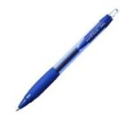 Pix cu gel Uni-ball Clickgel XSG-R7, 0. 7mm, cu mecanism, corp semitransparent, grip cauciucat, albastru