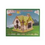 Puzzle lemn 3D - Moara de vant, 210x170mm, 2 foi, CNX, A-115