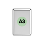 Avizier - Rama click Noki INTR-002, aluminiu, 297x420mm (A3)