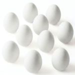 Accesorii creatie - polistiren - ou, alb, 5cm, set 10 buc, Colorarte