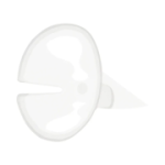 Suport rozeta pentru baloane Fiorello, alb, 170-1687, set 100 buc