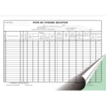 Tipizat - NIR fara TVA - A4, landscape, 2 exemplare, autocopiativ, carnet 50 seturi