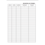 Tipizat - registru intrare / iesire - A4, portret, simplu, 100 file, coperta mucava