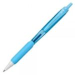 Pix Jetstream Uni-ball SXN-101FL, 0. 7mm, cu mecanism, grip cauciucat, scris albastru, aqua