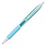 Pix Jetstream Uni-ball SXN-101FL, 0. 7mm, cu mecanism, grip cauciucat, scris albastru, corp bleu