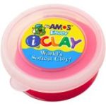 Plastilina Amos iClay PVCIC18G, 18g, Rosu