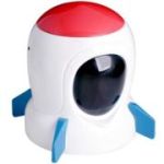 Ascutitoare electrica Eagle EG-5011, alimentare 4 baterii AA neincluse, 1 orificiu, 6-8mm, plastic, alb