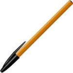 Pix cu bila Bic Orange, 0. 8mm, cu capac, Negru