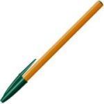Pix cu bila Bic Orange, 0. 8mm, cu capac, Verde