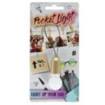 Accesoriu portchei cu lumina in forma de bec, Pocket Light, Trendhaus CH28943/CH29678, diverse culori