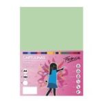 Carton colorat A4 Fabrisa 15512, 180g/mp, verde deschis pastel, top 250 coli