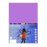 Carton colorat A4 Fabrisa 15524, 180g/mp, lila intens, top 250 coli