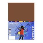 Carton colorat A4 Fabrisa, 180g/mp, maro intens, top 250 coli