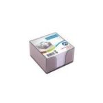 Cub hartie notes Ark 567-1, 500 coli, 85x85 mm, alb, include suport plastic transparent fumuriu