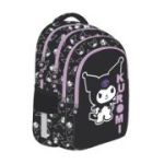 Ghiozdan St. Majewski Kuromi, 40cm, 3 compartimente, negru, BPL58