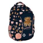 Ghiozdan St. Majewski St. Right Teddy Bear, 39x27x17 cm, negru