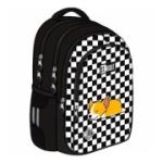 Ghiozdan St. Majewski St. Right Sleepy Corgi, 42cm, 4 compartimente, negru