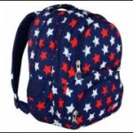 Ghiozdan St. Majewski St. Right Stars, 2 compartimente, 4 buzunare, bleumarin, BP-07