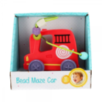 Jucarie bebelusi cu labirint, masina de pompieri, Bam Bam 469785, 18+ luni