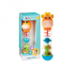 Jucarie bebelusi zornaitoare, girafa, Bam Bam 384446, 6+ luni