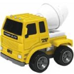 VEHICULE CU FRICTIUNE, SCARA 1/43, 10CM, BETONIERA GALBENA