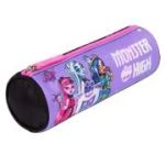 Penar neechipat St. Majewski Monster high, 1 fermoar, negru cu mov, cilindric