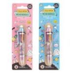 Pix cu bila Trendhaus CH29563, 0. 7mm, cu mecanism, cu touch, corp transparent, scris 6 culori