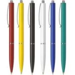 Pix cu bila Schneider K15 2863, 0. 7mm, cu mecanism, corp diverse culori, scris albastru