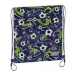 Rucsac cu snur pentru copii Starpak Fotbal, 38. 5x33 cm, albastru/verde