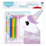Set creativ Carte cu activitati, My Unicorn, cu 6 carioci, Starpak