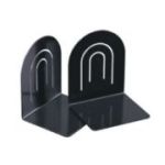 Suport carti/opritor Eagle 9354, 154x125x108mm, metalic, negru, set 2 buc