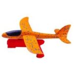 Pistol lansator cu avion din polistiren, 38 cm