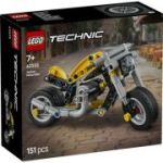 LEGO Technic. Motocicleta galbena 42225, 151 piese