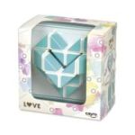 Puzzle logic sarpe, in forma de inima 3D, verde, cu colectie de stickere tematice, Cayro
