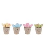 Jucarie de plus. Suculente in ghiveci, 13 cm