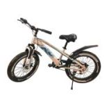 Bicicleta copii, cauciucuri groase, nr. 16, galben