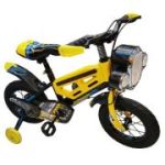 Bicicleta copii, cu lumina, nr. 12, galben