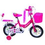 Bicicleta copii, nr. 14, roz inchis