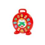 Ceas educativ+forme - Clown, 26x7x30 cm, Polesie