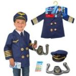 Costum Pilot, cu accesorii