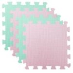 Covoras buretat, 50x50 cm, 4 buc/set