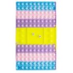 Jucarie senzoriala, antistres, curcubeu, 32,5x19x1,5 cm - Joc cu zaruri