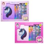 Jurnal plusat + accesorii, 14 piese/set